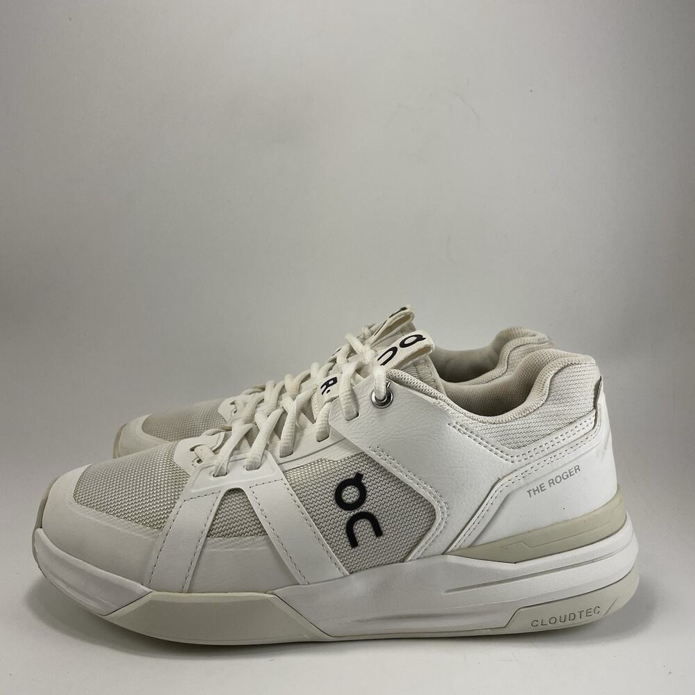 ON Cloud The Roger Clubhouse Pro Sneakers White/Ice Womens Size 8.5, No Insoles - Picture 3 of 11